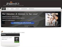 Tablet Screenshot of 220volt.it